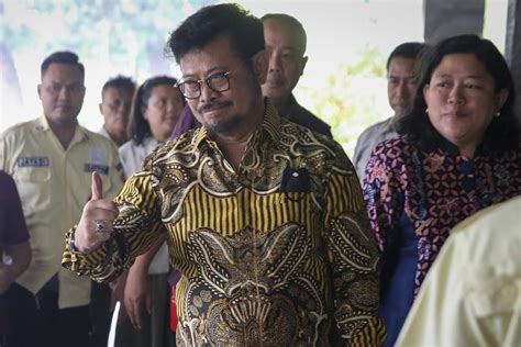 Indonesia’s agriculture minister resigns amid a corruption investigation